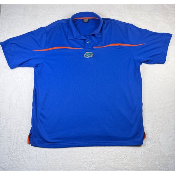 Nike Other - Nike Team Florida‎ Gators Polo Shirt Mens XXL Blue Embroidered Logo